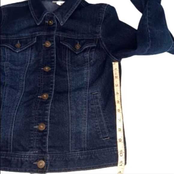 Style & Co Denim Jean Jacket | EUC | Embroidered Back - Picture 8 of 15